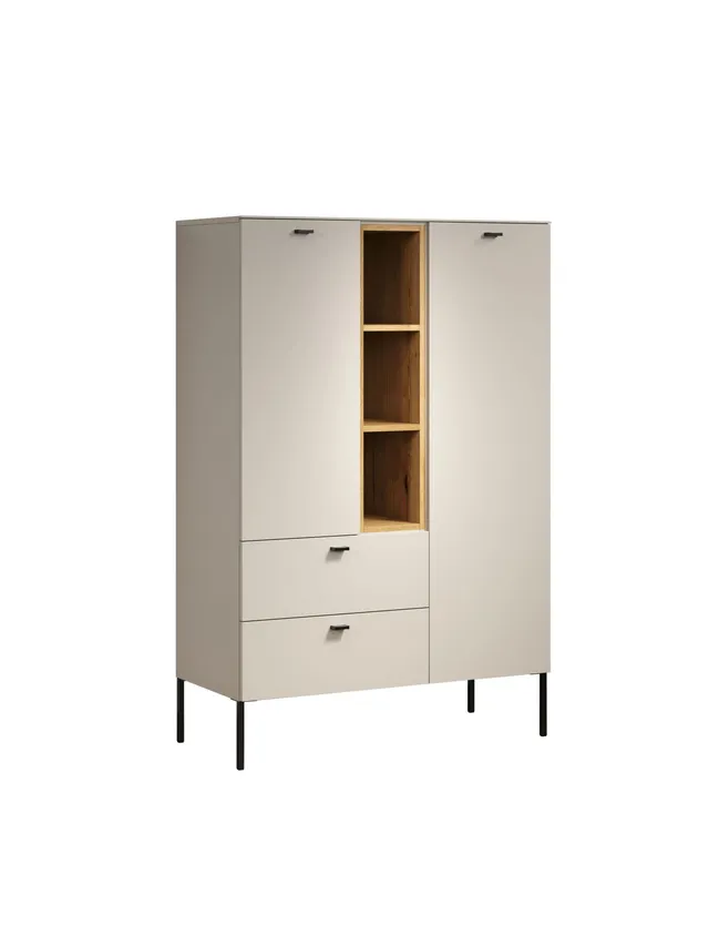 trendteam SaoPaulo Highboard Cashmere Evoke Eiche