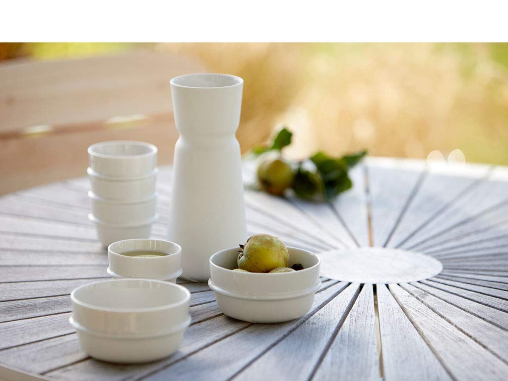 Zone Denmark INU Schale 12cm Steinzeug Offwhite 0,4L 2 Stück