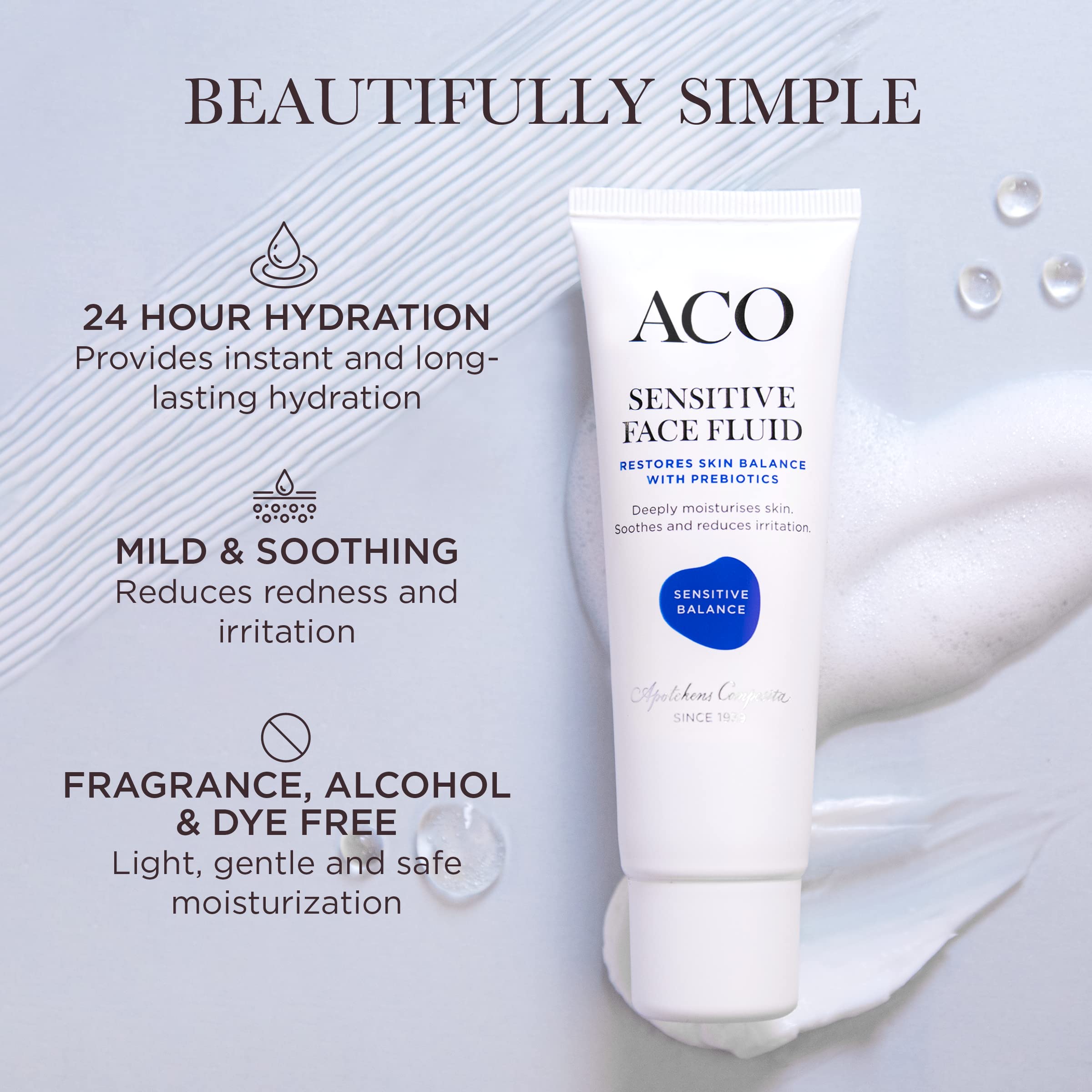 ACO Sensitive Balance Face Fluid 50 ml parfümfrei