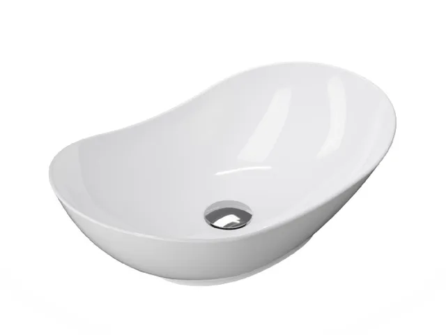 Treos Serie 800 Aufsatzbecken Keramik 520x320 weiß
