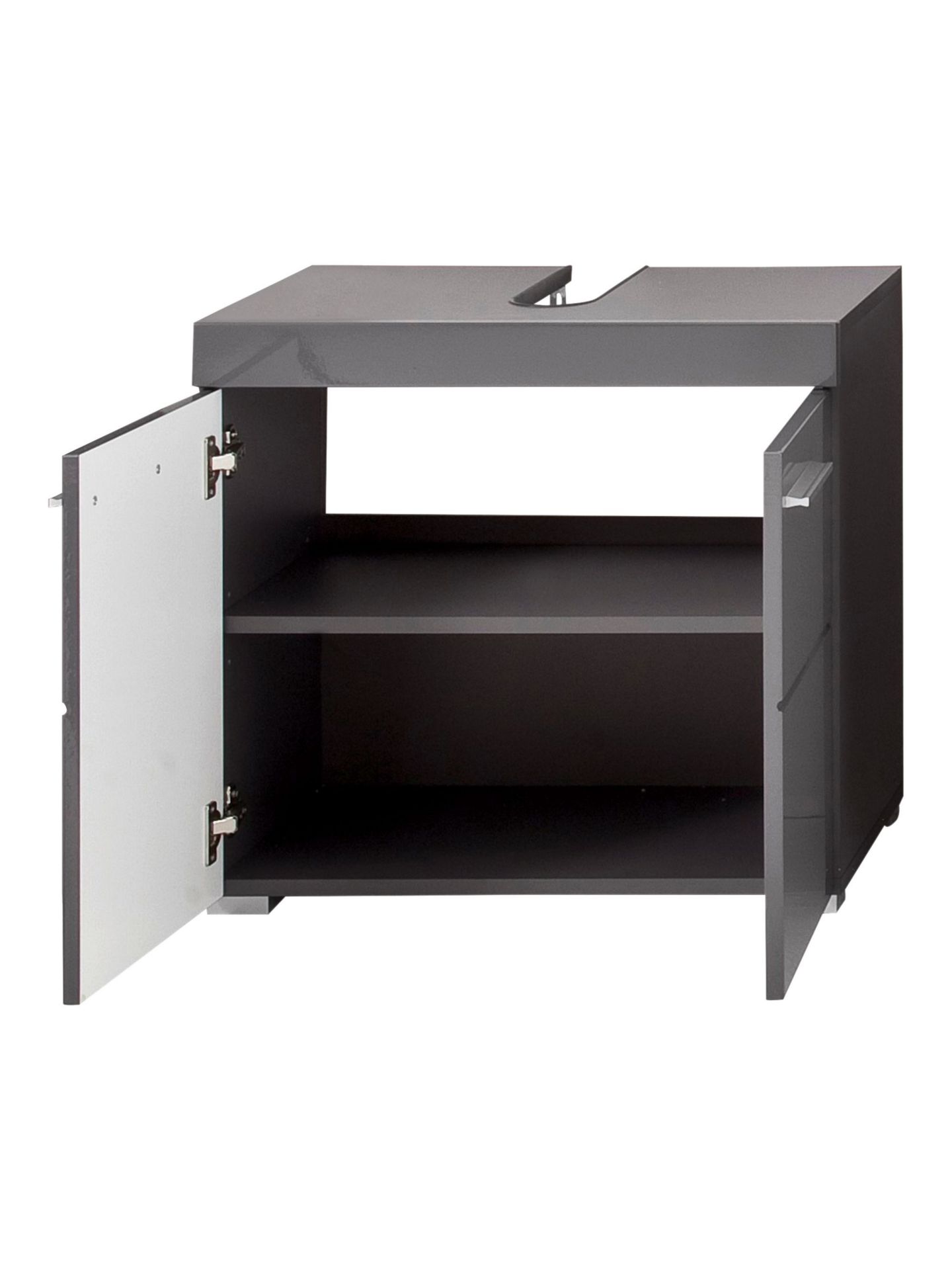trendteam Amanda Waschbeckenunterschrank grau Agave