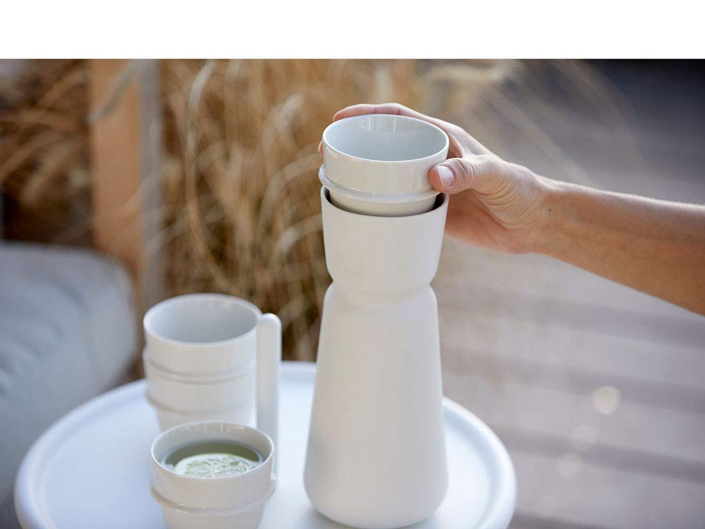 Zone Denmark INU Schale 12cm Steinzeug Offwhite 0,4L 2 Stück