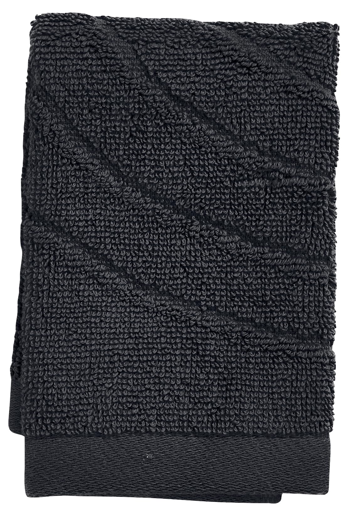 Zone Denmark Time Waschlappen 30x30 Schwarz Baumwolle