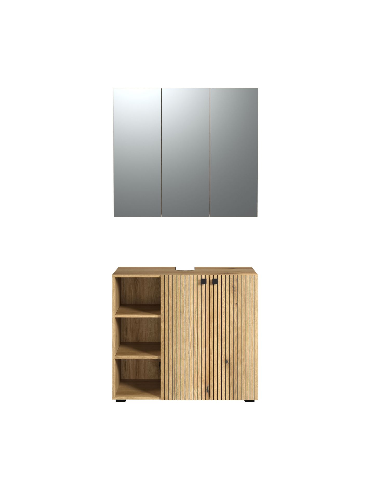 trendteam PureBliss Bad-Kombination 4-tlg Evoke Eiche