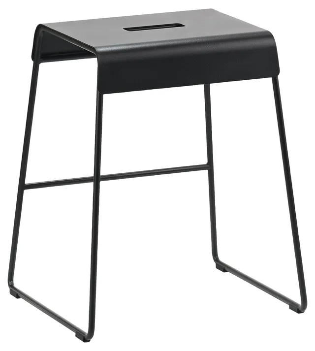 Zone Denmark A-Stool Hocker Schwarz 39 cm Stahl 110 kg