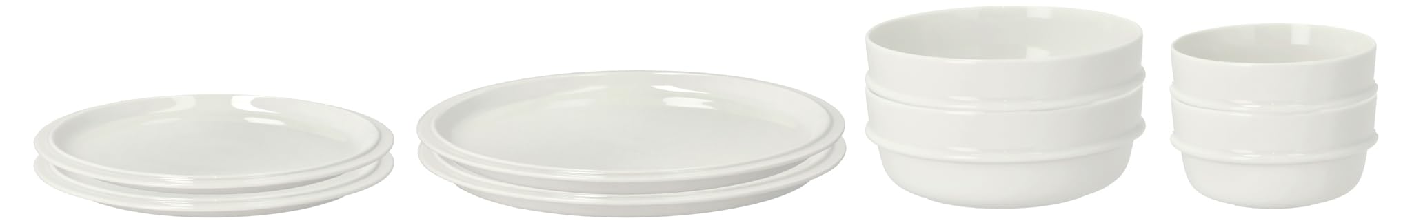 Zone Denmark Eau Geschirrset 8-tlg Offwhite Porzellan
