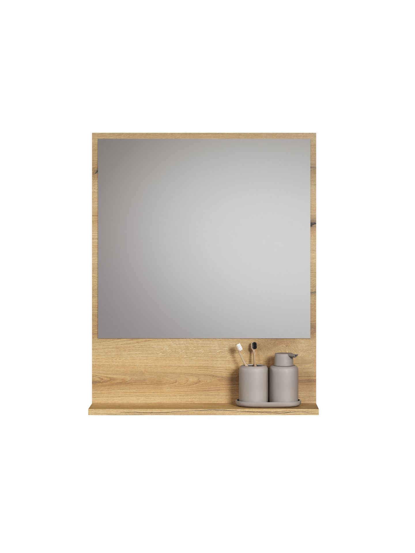 trendteam PureBliss Wandspiegel Evoke Eiche mit Ablage