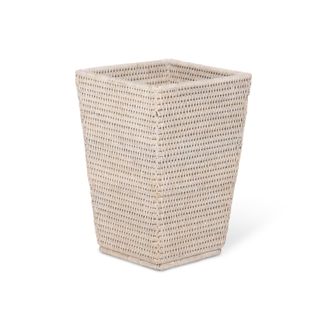 Decor Walther Basket KK Papierkorb Rattan Hell konisch