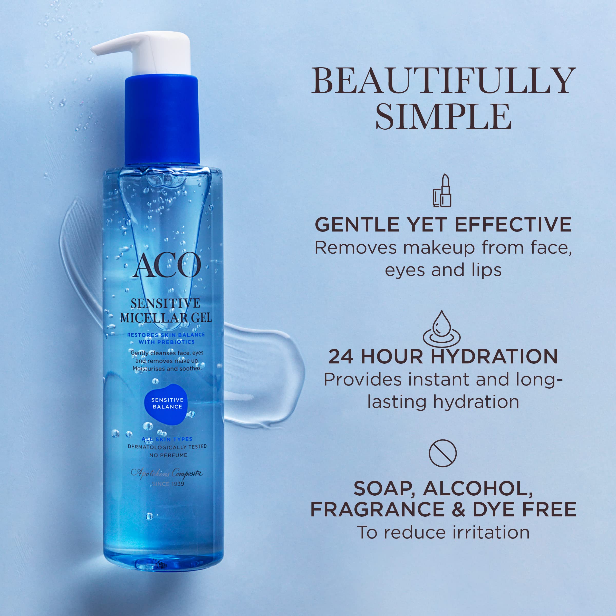 ACO Sensitive Balance Micellar Reinigungsgel 200 ml parfümfrei