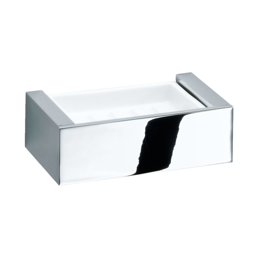 Decor Walther BRICK BK WSS Wandseifenschale Chrom Weiß