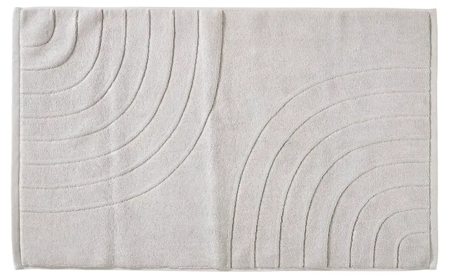 Zone Denmark Tiles Badematte 50x80 cm Soft Grey Baumwolle