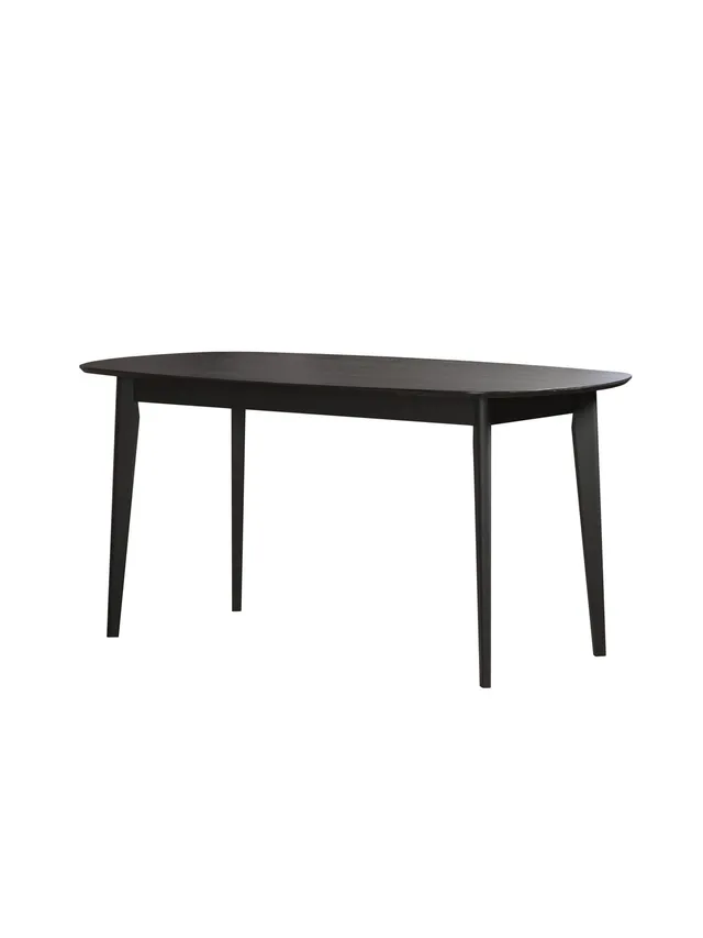 trendteam Ronin Esstisch Esche Schwarz Massivholz