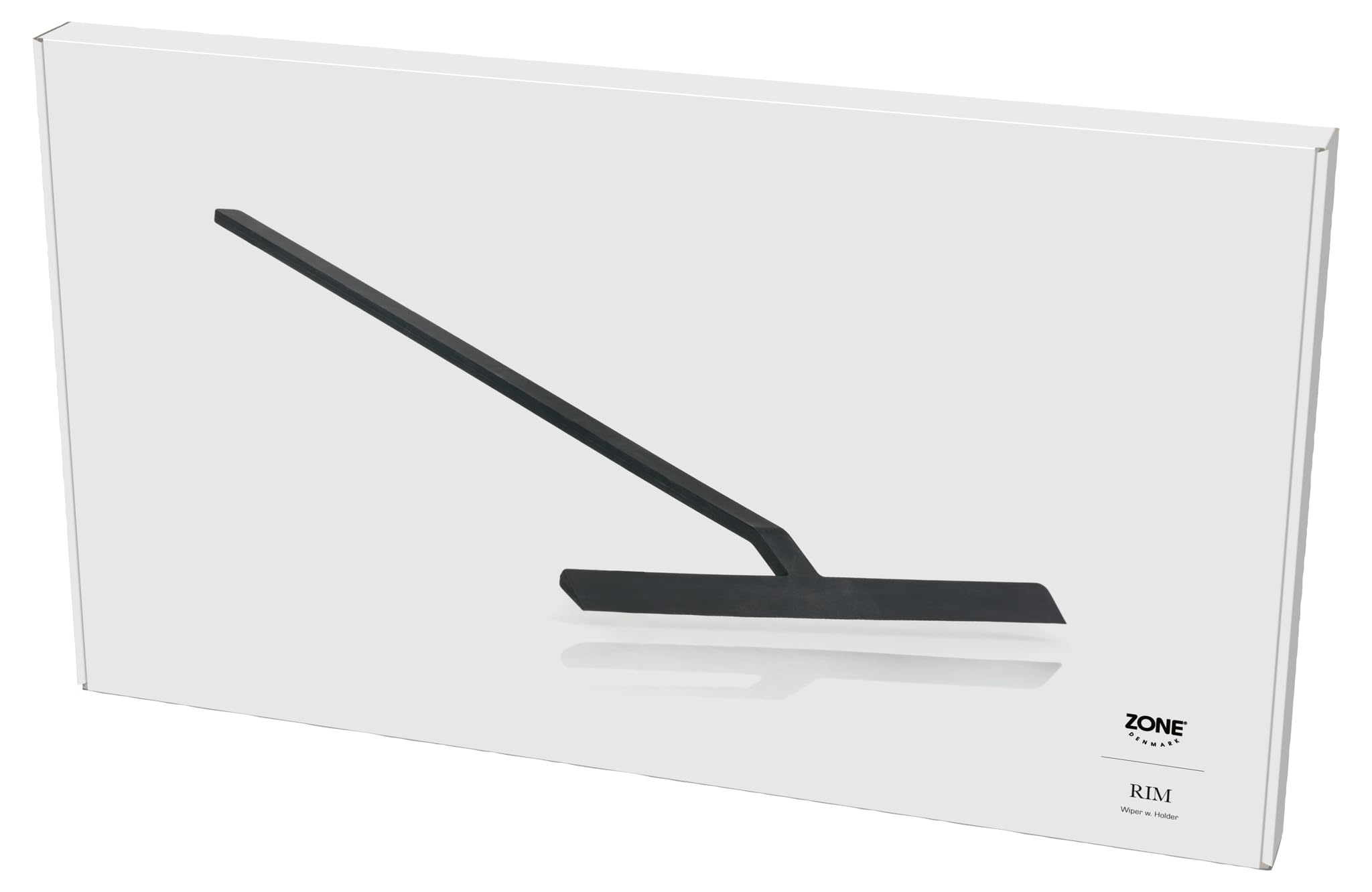 Zone Denmark RIM Duschabzieher mit Halter 30x52 cm Schwarz