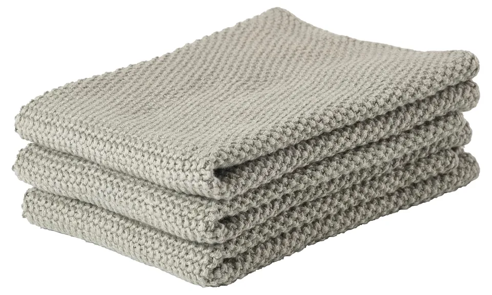 Zone Denmark Spüllappen Baumwolle Mud 27x27 cm 3 Stück
