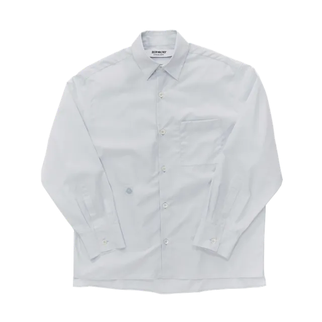 Decor Walther Room 13 Pyjamahemd Baumwolle Hellblau Unisex