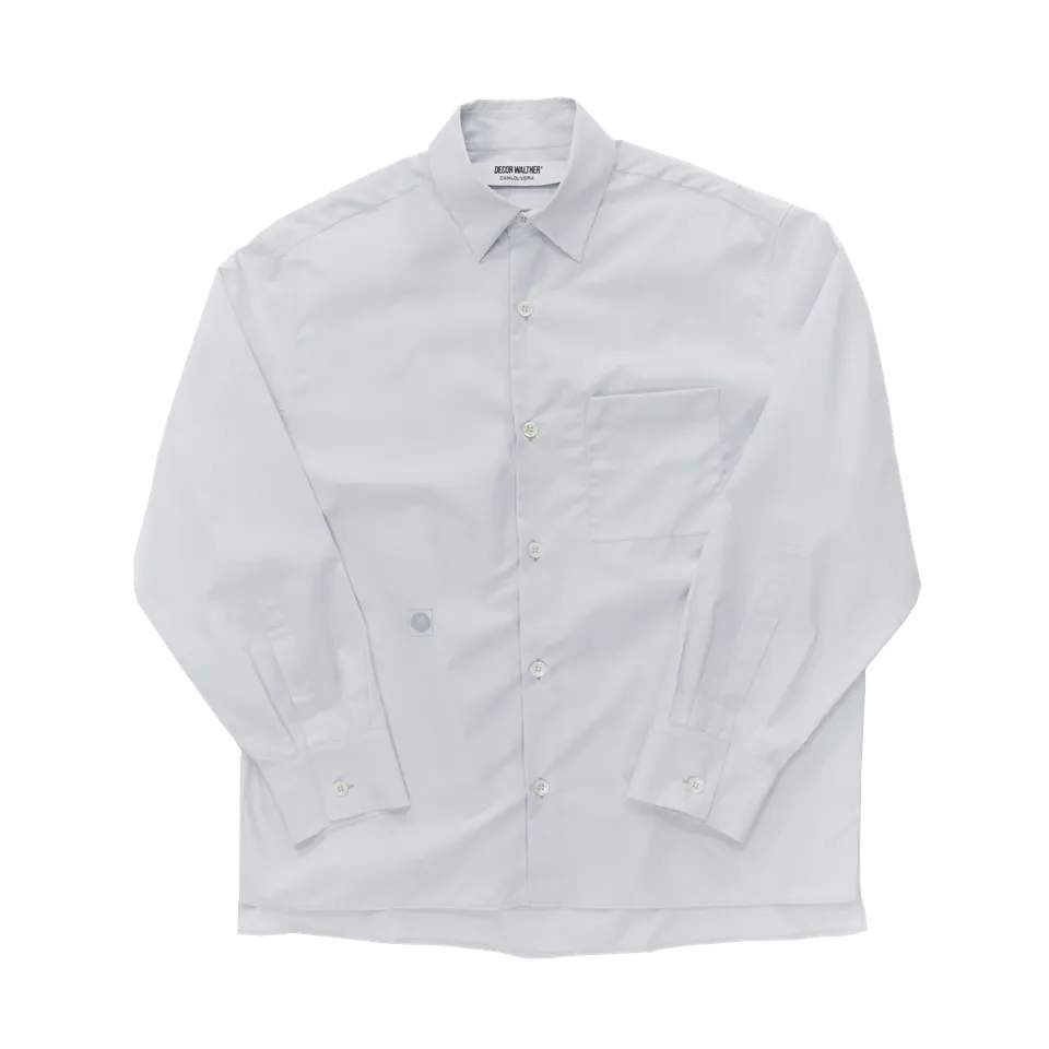 Decor Walther Room 13 Pyjamahemd Baumwolle Hellblau Unisex