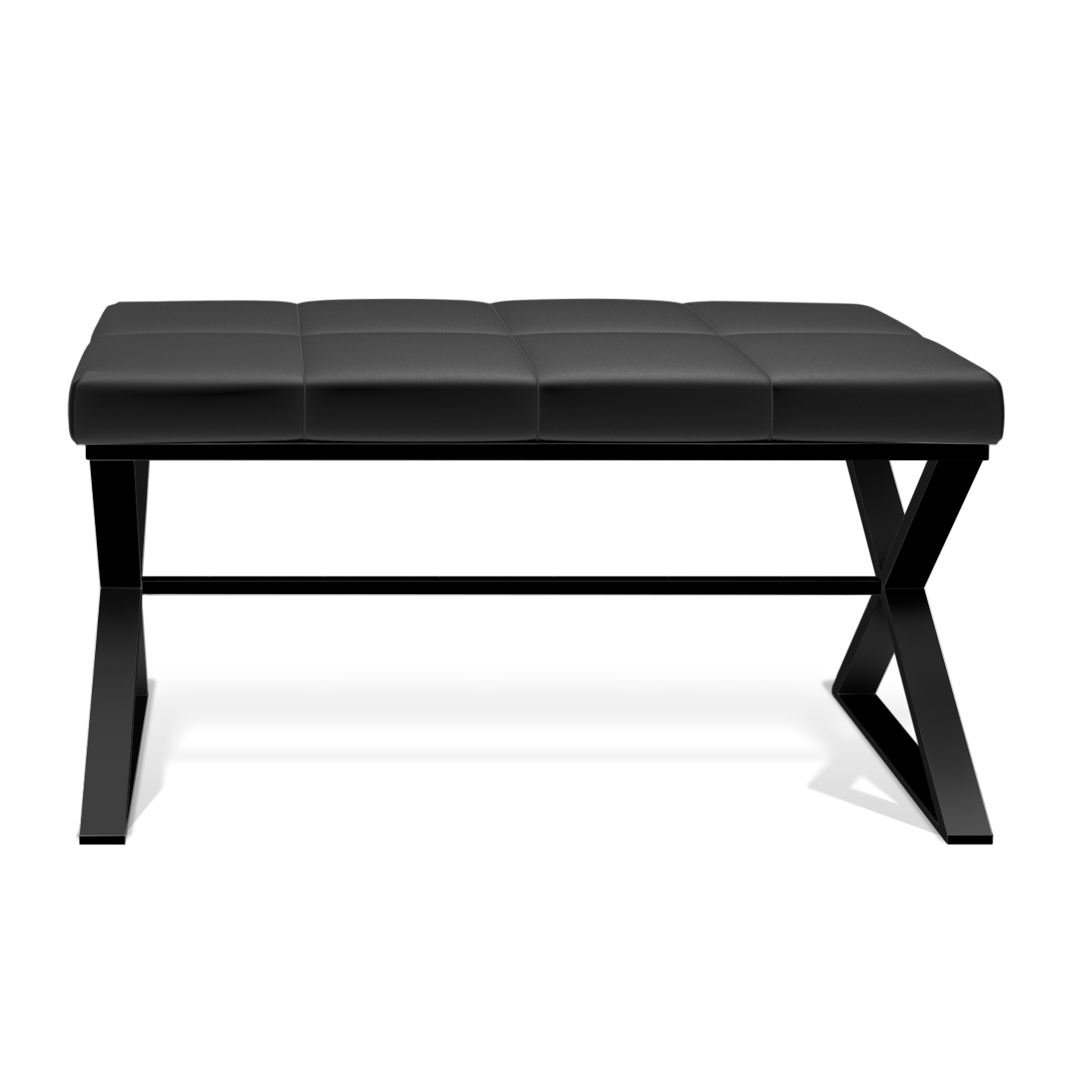 Decor Walther Classic Bench Badhocker Edelstahl Weiß
