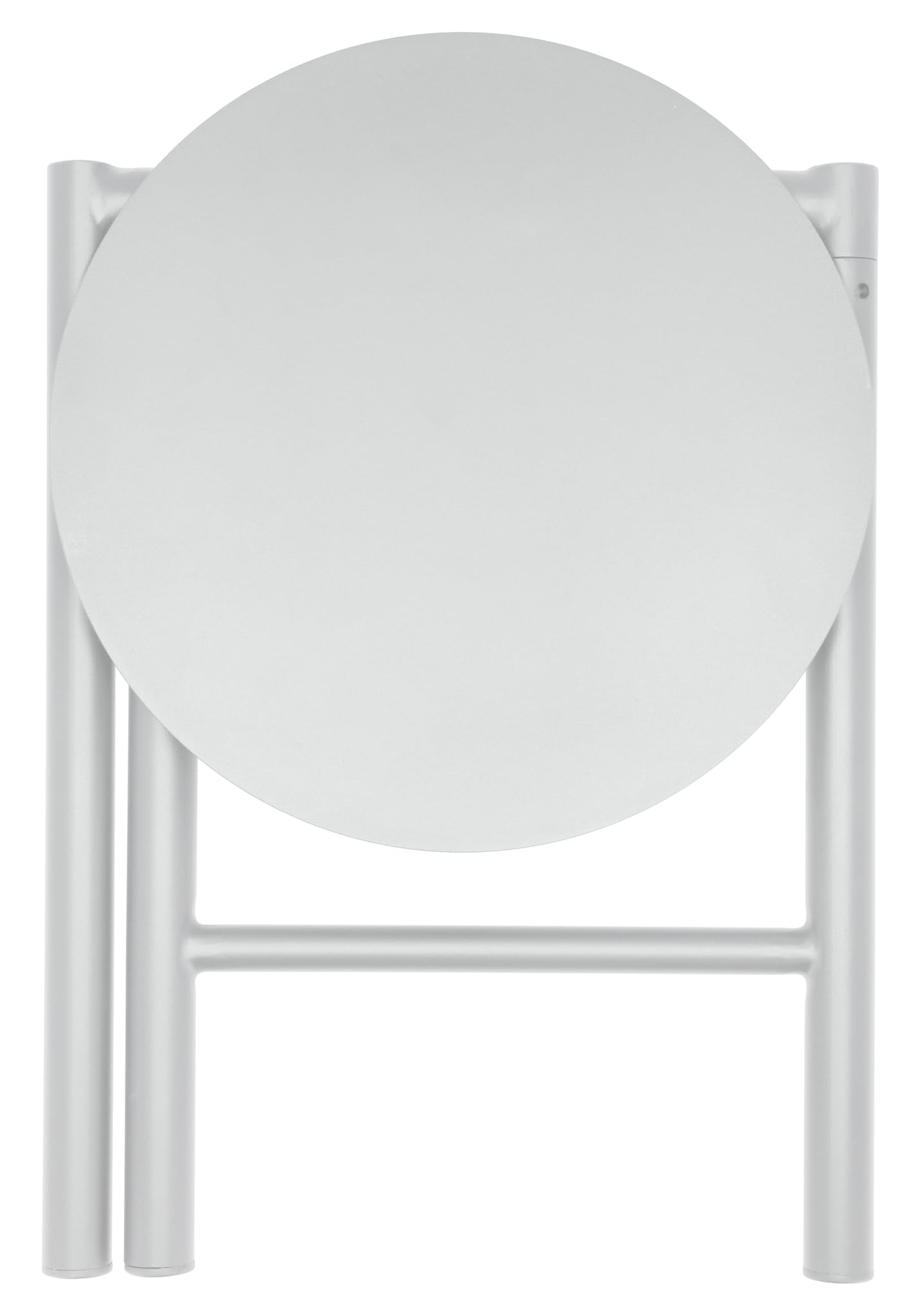 Zone Denmark Disc Hocker Stahl 33x45 cm Soft Grey klappbar