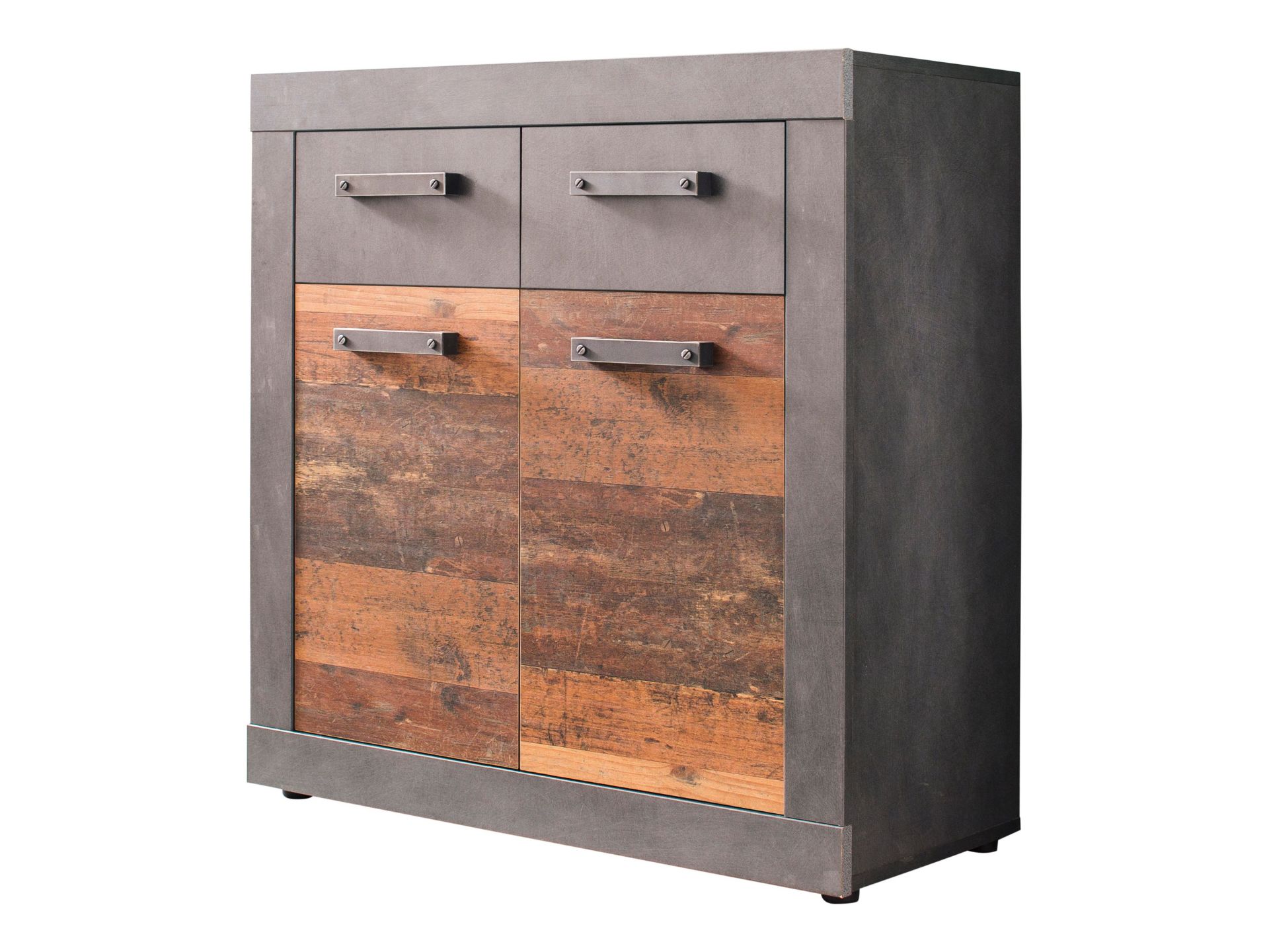 trendteam Indy Kommode Graphit Grau Old Wood