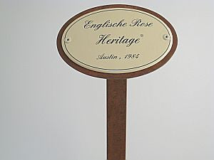 Münder Email Rosennamen Emailschild 10,5x7 cm Erdspieß