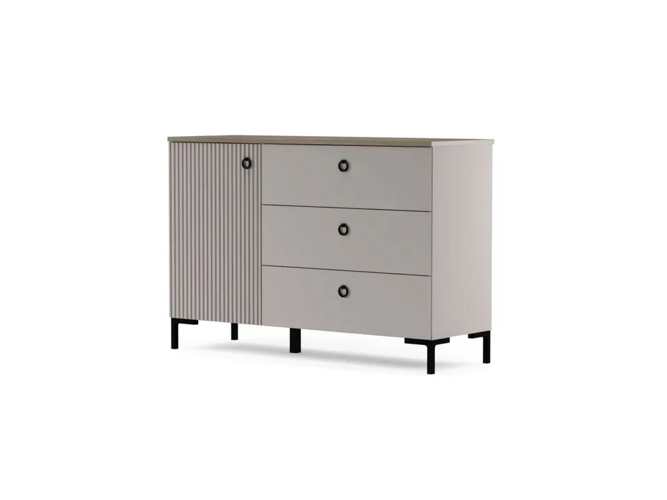 trendteam Lucrezia Sideboard Cashmere Silverjack Eiche