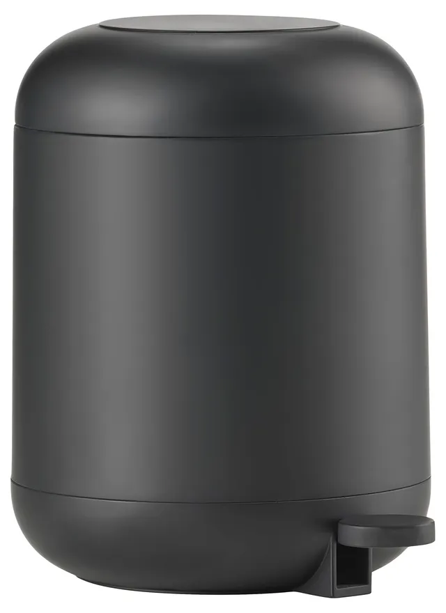 Zone Denmark Sensu Mülleimer 4L Schwarz Pedaleimer Bad