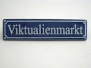 Münder Email Magnet-Shop Viktualienmarkt Magnet 8x2 cm
