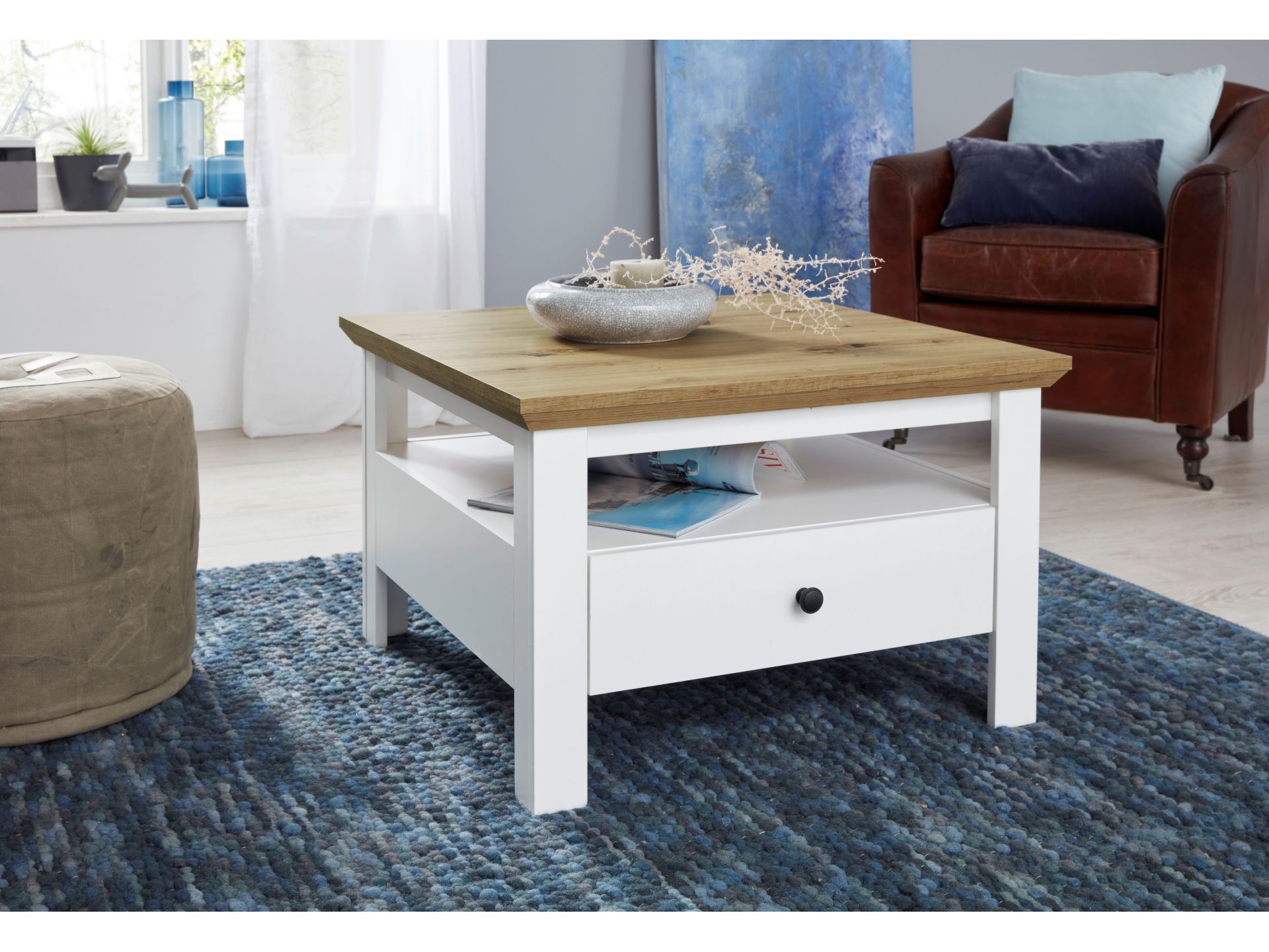 trendteam Universal Couchtisch 1SK Artisan Eiche-Weiß