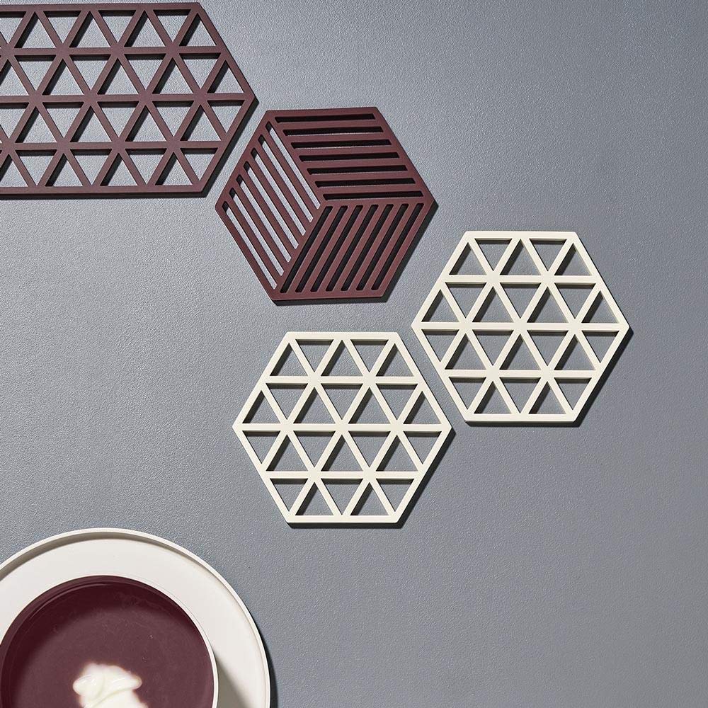 Zone Denmark Hexagon Topfuntersetzer Silikon Desert 16x14