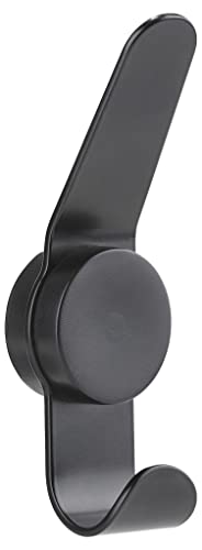 Zone Denmark Puck Wandhaken Schwarz 5,8x14 cm