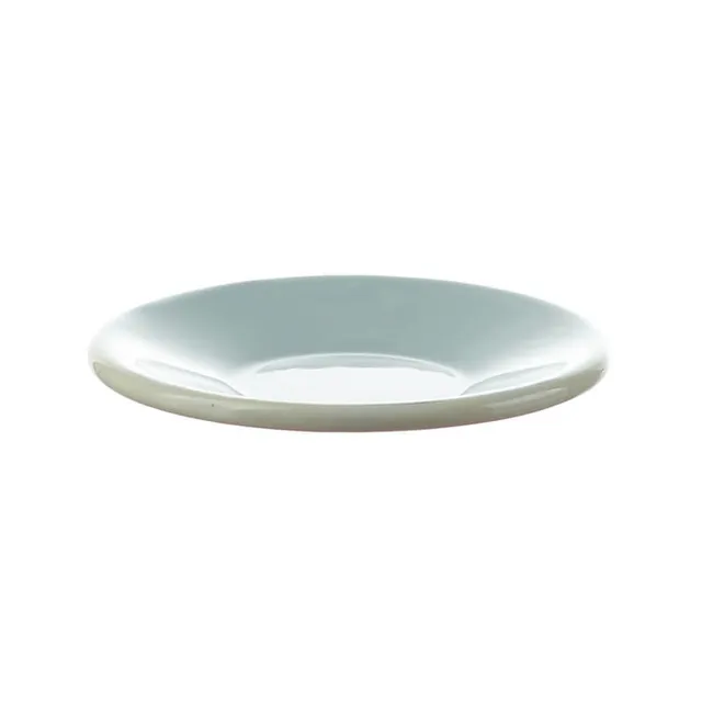 Münder Email Nostalgie Unterteller Espresso pastell/creme 10,5 cm