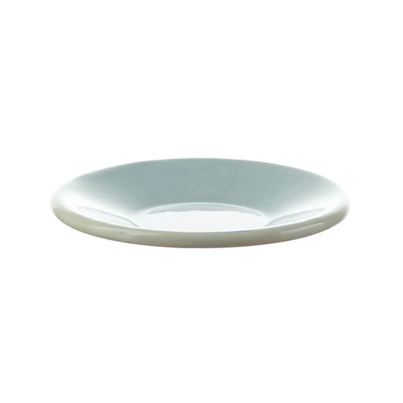 Münder Email Nostalgie Unterteller Espresso pastell/creme 10,5 cm