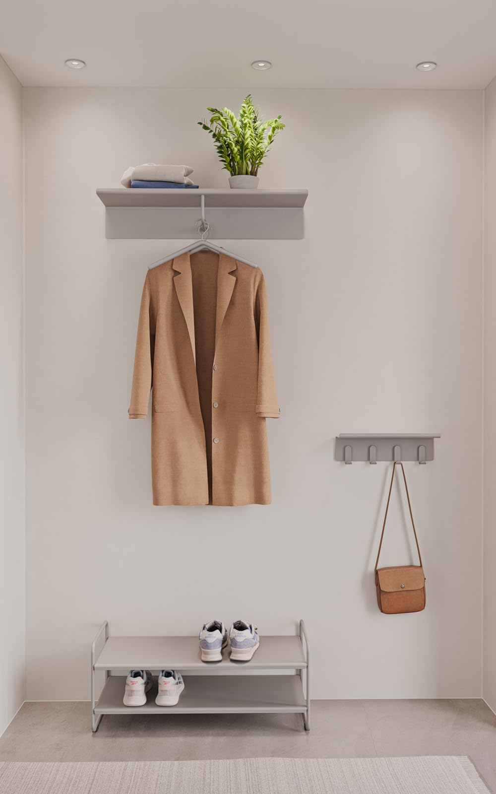 Zone Denmark A-Collection A-Coat Hutablage 80cm Soft Grey