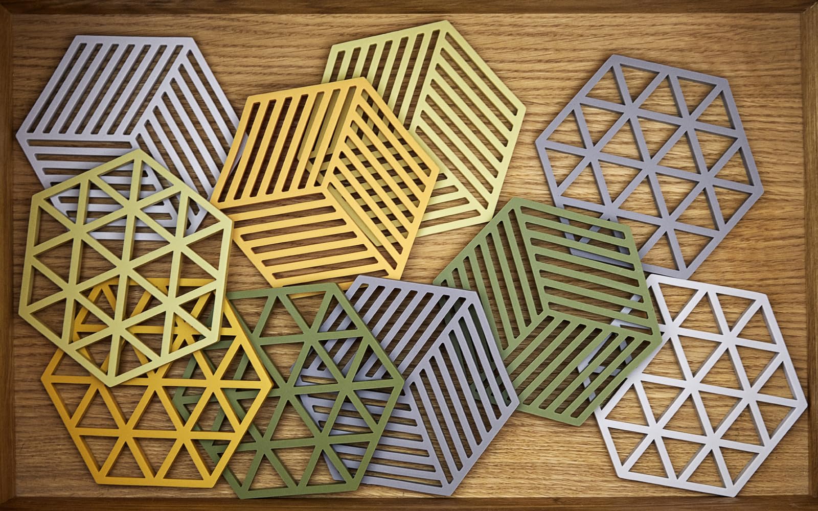 Zone Denmark Hexagon Topfuntersetzer Silikon Sage 16x14 cm
