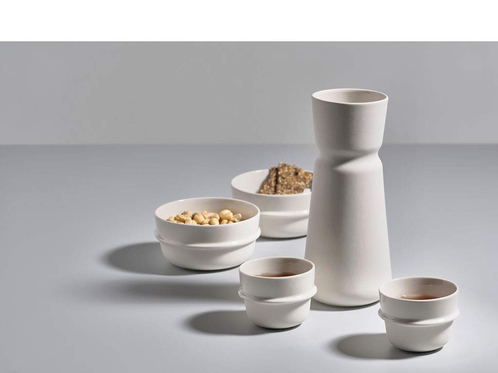 Zone Denmark INU Schale 12cm Steinzeug Offwhite 0,4L 2 Stück