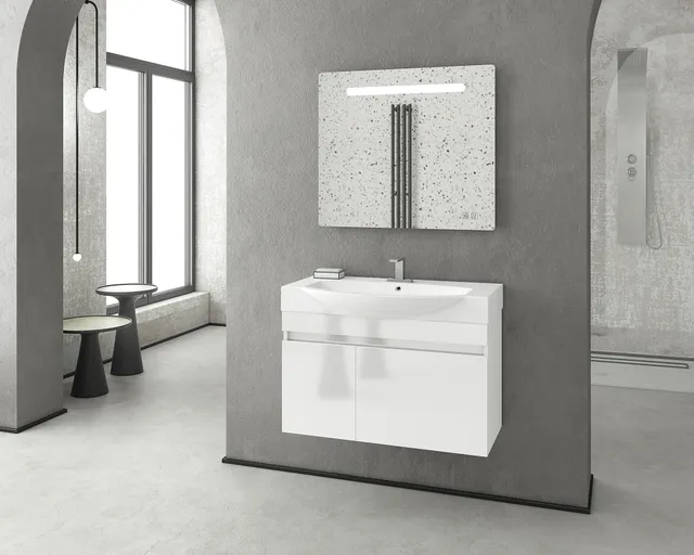 DROP Martinidis Senso 85 Waschtischunterschrank Weiß 85 cm