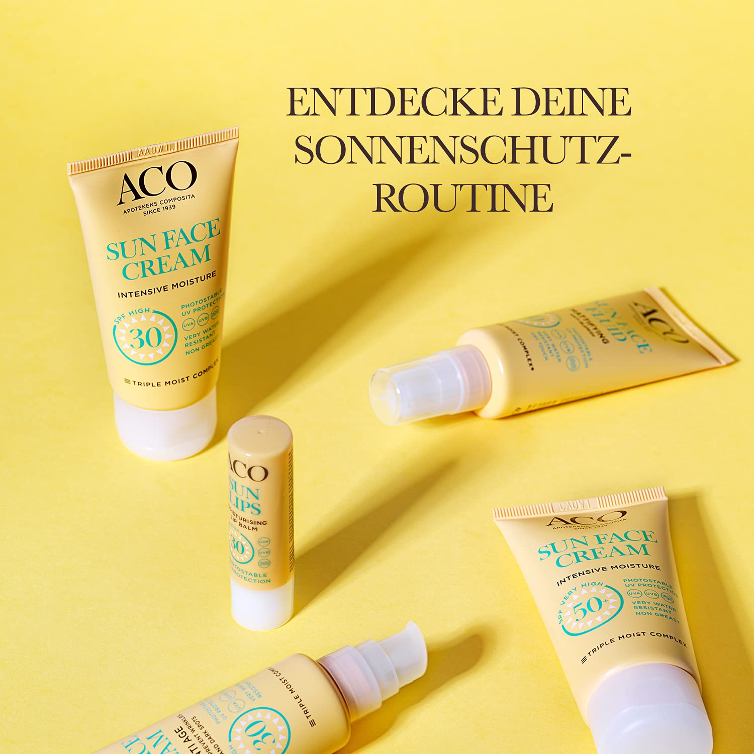 ACO Sun Face Cream Sonnencreme LSF 50+ 50 ml Parfümfrei
